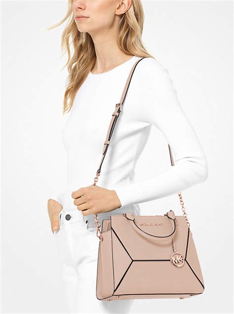 michael kors prism medium saffiano|MICHAEL Michael Kors Prism Saffiano Leather Satchel .